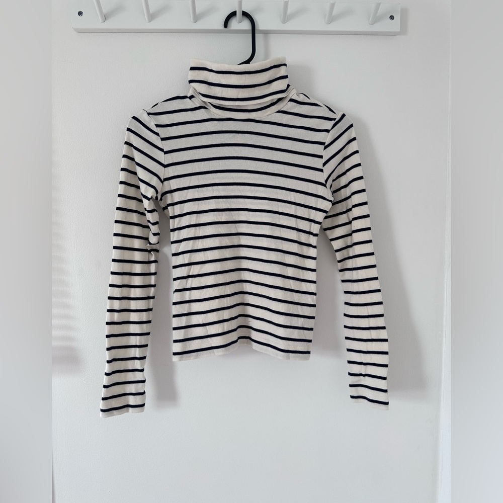 Veronica Beard Stripped Turtleneck